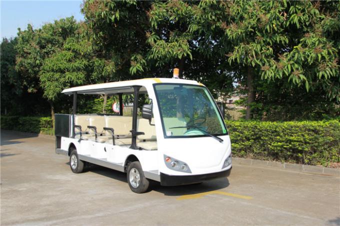 Bus facente un giro turistico elettrico di 14 Seater, auto-navetta elettrica 72v con la recinzione del contenitore di carico 0