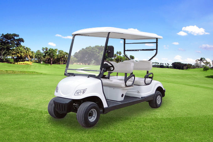 il carretto con errori del golf elettrico della sicurezza di 4 sedili con libero mantiene il logo su misura batteria acida 1