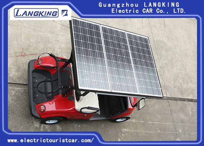 I carretti di golf elettrici della guida a sinistra del tetto dei pannelli solari con in profondità riciclano le batterie 0